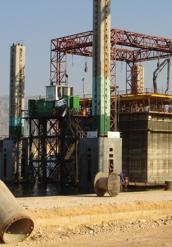 A Caisson Construction <br> at Astakos Port 5