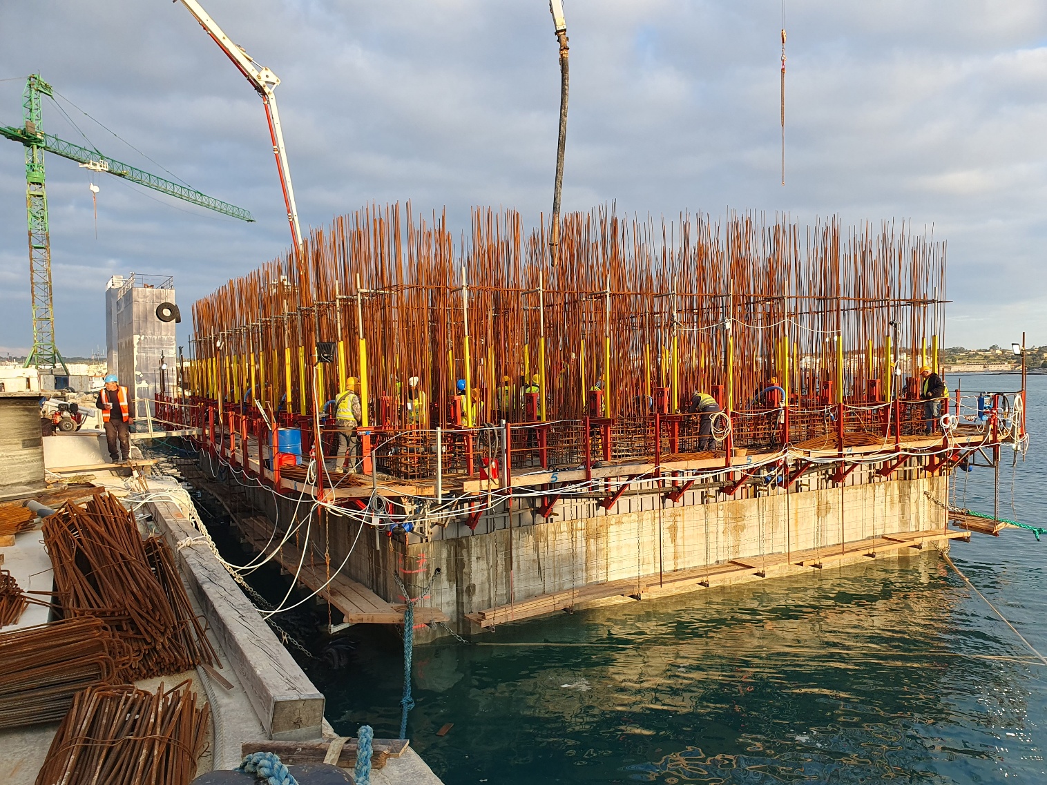 A Caisson Construction <br> at Malta Freeport 9